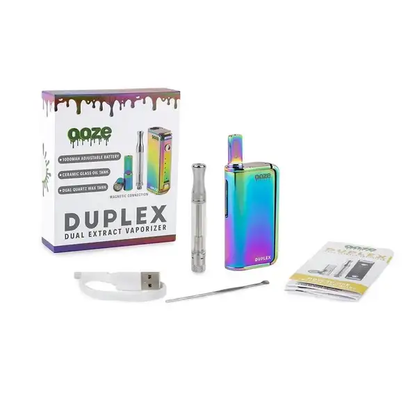 Ooze Duplex Dual Extract Vaporizer - Compact and Versatile Design
