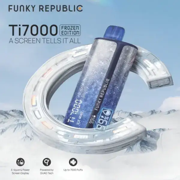Funky Lands (Republic) TI7000 5-Pack - 7000 Puffs Per Device